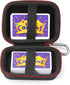 RAIACE Hard Travel Carrying Case for Set Enterprises Five Crowns Card Games, Protective Storage Bag. (Not Including Cards) - Black...