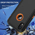 for iPhone XR Case with 2 x Screen Protector, Heavy Duty Shockproof/Drop Proof/Dust Proof 3-Layer Military Protection Full Body Rugged Defender Du...