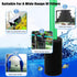 6X Pre-Filter Sponge for Aquarium Shrimp Fry Fish Tank Filter Pump Prefilter Sponge Replacement Foam Cover 3.2 X 1.6 Inch with 0.8" Hole Diameter...