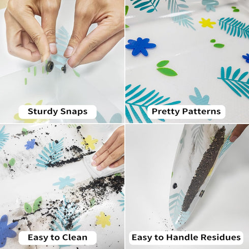 Herda 32.4" Repotting/Potting Soil Mat for Indoor Plants,Thicker Potting Tray for House Plants, Succulents,Cactus, Pots, Soil,Bonsai tool,Gardenin...