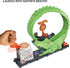 Hot Wheels Toy Car Track Set Gator Loop Attack Playset in Pizza Place with 1:64 Scale Car, Connects to Other Sets...