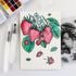 8 Pcs Alcohol Ink Blending Tool Set Including 6 Pcs Water Color Brush Pen 2Pcs Ink Air Blower for DIY Paint Tools Water Color Brush Pen Card Makin...