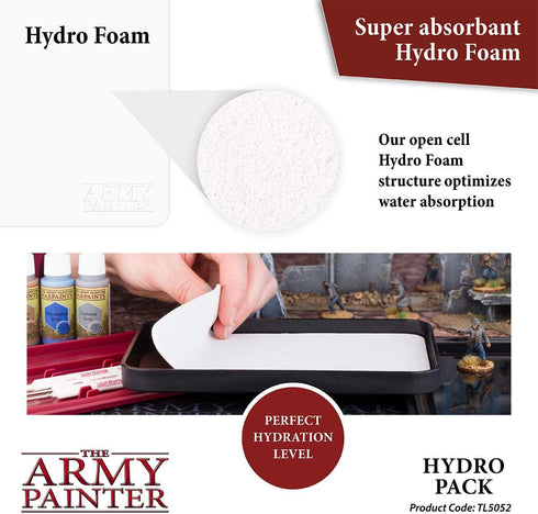 The Army Painter, Wet Palette Hydro Pack Refills, 50 Palette Sheets and 2 Sponges, Hydro Foam & Hydro Sheets, for Tabletop Wargaming Miniature Mod...