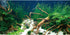 AWERT 48x18 inches Polyester Underwater Grass Plants Aquarium Background Aquatic Plants Stone River Bed and Dead Wood Stone Fish Tank Background...