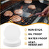 GWHOLE 500pcs Wax Paper Non-Stick Hamburger Patty Paper Food Grade BBQ Grill Waxed Stencil Sheet Restaurant-Grade Round Wax Paper, 4.3 inch...