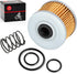 Oil Filter & Spring For Honda FourTrax 300 TRX300/FW TRX300EX TRX400EX Rancher 350 Foreman 400 450 500 520 Racher 420 Pioneer 500 520...