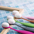 5 Pcs Craft Ink Blending Brush,Crafting Ink Background Blender and Stencil Brush,with Color Coded Handle,Paper Crafter Artist Tool for Painting,Dr...