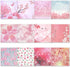 Origami 6x6 Paper Kit 50 Sheets 12 Vivid Colors Double Sided Printed Traditional Patterns Square for Arts Crafts Projects, Japanese Sakuras Flower...