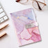 Marble Diary with Lock for Girls and Women, A5 Leather Locked Journal for Teen Girls, Secret Cute Password Lock Notebooks with Pen Holder for Trav...