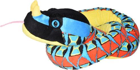 Wild Republic Snake Plush, Stuffed Animal, Plush Toy, Gifts for Kids, Rhino Viper 54 Inches...