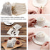 30Pcs Cotton Empty Tea Bags Muslin Bags Natural Unbleached Sachet Bags Spice Bags for Cooking Bone Broth Brew Gravy Filters(4 x 3 Inches)...