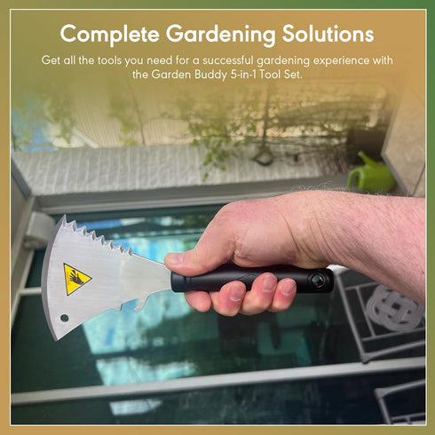 Garden Tool - Yard Tool - Lawn Care - Unique Design - Multifunctional - Hand Garden Tool - Cutting, Tilling, Digging, Weeding, Edging, Uprooting, ...