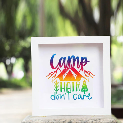 Shimmer Craft Adhesvie Vinyl Roll 12" x6FT Glitter Rainbow Permanent Adhesive Vinyl for Crafts Lettering Scrapbook...