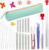 58 PCS Beading Needles Set for Jewelry Making includes 8 Pcs Big Eye Beading, 40 Pcs Hand-Sewing Beading Needles, Yarn Scissors, Threader, Tweezer...