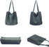 Etercycle Women Corduroy Tote Bag, Casual Handbags Big Capacity Shopping Shoulder Bag with Pocket(Dark Green)...