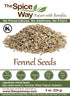The Spice Way Fennel Seed - bulk whole seeds great for tea and cooking 8 oz...