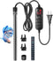 HITOP Mini Submersible Aquarium Heater - 200W Digital Heater for Fish Tank Turtle Tank 25-50 Gallon?Saltwater and Fresh Water with Temperature Con...