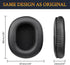 SOULWIT Replacement Earpads for Sony MDR-7506 MDR-V6 MDR-V7 MDR-CD900ST Monitor Headphones, Ear Pads Cushions with Softer Protein Leather, High-De...