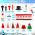 Hophine 12Pack Build a Snowman Kit, Molding Clay Snowman Kit, Christmas DIY Crafts for Kids, Perfect for Winter Holiday Parties, Christmas Stockin...