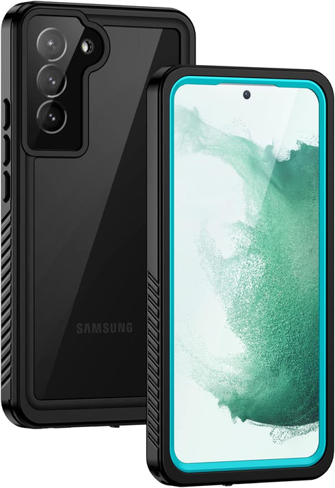 Lanhiem Samsung Galaxy S22+ Plus Case, IP68 Waterproof Dustproof Shockproof Case with Built-in Screen Protector, Heavy Duty Full Body Protective C...