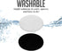 OVENTE 2 Liter Electric Deep Fryer FDM2201BR Charcoal and Oil Vapor Replacement Filter Set Pack of 3, White and Black ACPFDM2203...