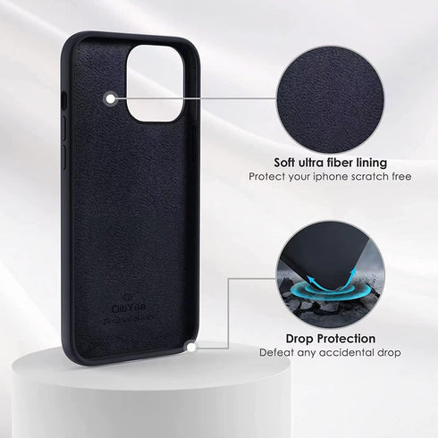 CHOICE REVOLUTION Silicone Case for iPhone 14 Pro Max 6.7 Inch, Full Body Protective Cover, Soft Ultra Slim Shockproof Liquid Phone Case with Anti...