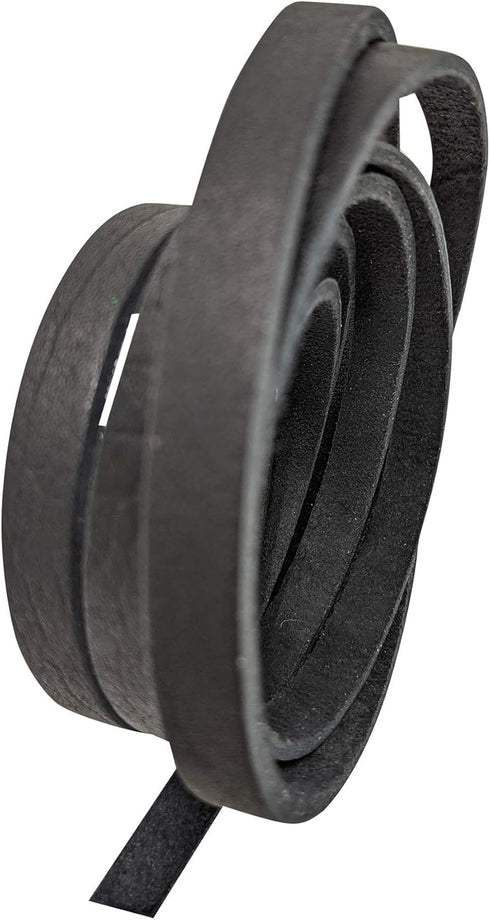 TOFL Genuine Top-Grain Leather Strap | 72 Inches Long | 3/8 Inch Wide | 1/8 Inch Thick (7-8 oz) | 1 Leather Strip for DIY Arts & Craft Projects, C...