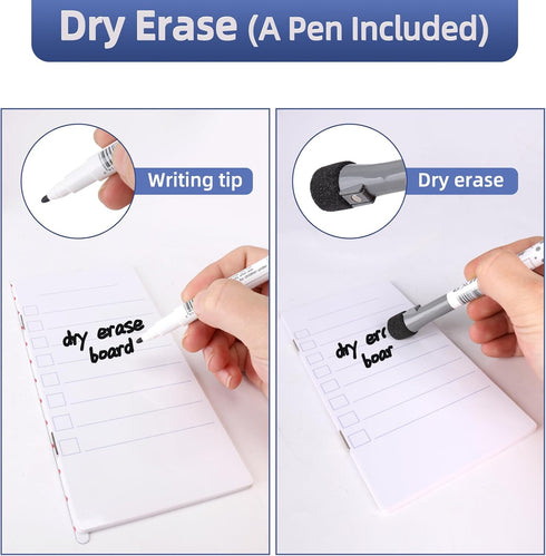 2 pcs Dry Erase Monitor Memo Board, Magnetic Whiteboard Multifunction Whiteboard Monitor Side Panel with 4 Clips...