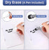 2 pcs Dry Erase Monitor Memo Board, Magnetic Whiteboard Multifunction Whiteboard Monitor Side Panel with 4 Clips...
