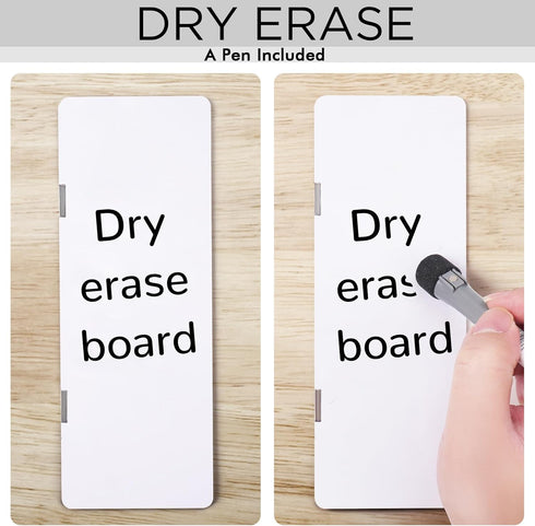 2 pcs Dry Erase Monitor Memo Board, Whiteboard Memo Board for Computer Monitor with Magnetic Pen, 7.5x2.7 Side Memo Board...