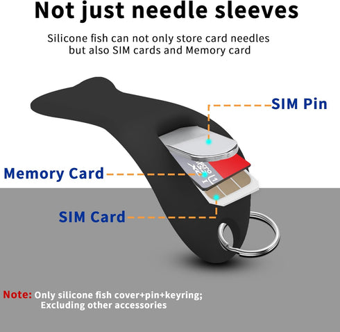 SIM Card Holder Contains Eject Pins Needle Opener Ejector for iPhone, Universal SIM Card Removal Tool for Smartphone (CPPIN-BK)......