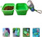 Collapsible Dog Bowl, Double Silicone Pet Bowl, Outdoor Travel Dog Cat Food and Water Bowl, Foldable and Expandable Dog Bowl, 2 in 1 Portable Pet ...