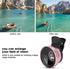 2 in 1 Phone Lens Professional, 0.45X Super Wide Angle and Macro Lens Clip On Cell Phone Lenses Compatible with Android Mobile Phones/Tablets/Came...