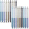 Retractable Ballpoint Pens Black Ink 0.7mm Pens Writing Pen Office Fine Ball Point Pen for Journaling (18+2 Count)...