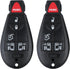5+1 Buttons Car Keyless Entry Remote Control Key Fit for Dodge Grand Caravan 2008-2014?Chrysler Town and Country 2008-2015?M3N5WY783X? Pack of 2...