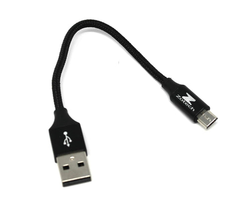 Zotech Replacement Charge Clip for Jaybird X3 / X4 with 6 inch Braided Micro USB Cable (Black)...