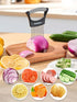 Onion Slicer, YUNHOME Stainless Steel Onion Cutter for Slicing and Storage Onions, Tomato, Eggs, Fruit and Vegetables, Home Essentials & Kitchen G...