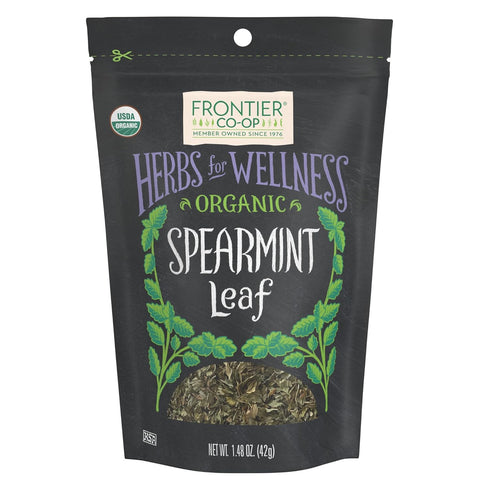 Frontier Co-op Organic Cut and Sifted Spearmint Leaf 1.48oz...