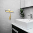 10inch Water Cleaning Squeegee for Bathroom Car or Kitchen Top Stainless with Silicon Rubber 3 Choice (Gold)...
