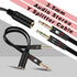 SaiTech IT 3.5 mm Exclusives Headphone Splitter for Computer 3.5mm to 2 Dual Mic Audio Y Splitter Cable Smartphone Headset to PC Adapter, Tablet (...