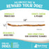 Raw Paws Lamb Esophagus Twists for Dogs, 12 inch, 5-ct - Packed in USA - Lamb Weasand Twist - Natural Dog Lamb Treats from Free-Range Sheep - Lamb...
