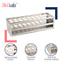Test Tube Rack, 30 Holes Stainless Steel Test Tube Racks, with Extended Edges Providing Handles, Suitable for Tubes of Dia.?21mm, Round Holes Test...