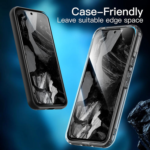 JETech Screen Protector for Google Pixel 8a 6.1-Inch, Tempered Glass Film with Easy Installation Tool, Fingerprint Compatible, HD Clear, 3-Pack...