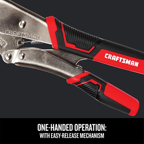 CRAFTSMAN Locking Pliers, Straight Jaw, 10-Inch (CMHT82549)...
