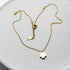 Four Leaf Clover Necklace - 18K Gold Plated Cute Shamrock Necklaces, Unique Dainty Heart Jewelry, Lucky Charm Pendant For Girls, St Patricks Day G...