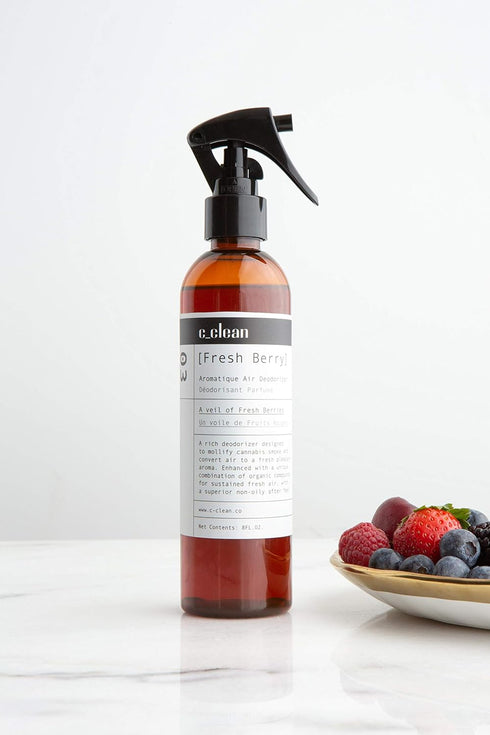 Smoke & Odor Eliminator Spray - Aromatic Fresh Berry Air Freshener Spray for Removing Smell. Equipped with a trigger sprayer to evenly disperse th...