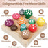 Wooden Toys Mushroom Toy Harvest Game Montessori Educational Learning Shape Sorting & Number Matching Games Sensory Training Easter Birthday Gift ...