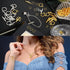 Flat Round Jewelry Clasp Toggle Circle Clasps Tbar Gold Closure Fastener Hook Toggle Connectors Tbar End Clasps for Necklace Bracelet Jewelry Maki...