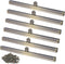 6 Pieces Clasp Lock Packs,BUTUZE 7.48Inch Metal Purse Frame Kiss Clasp Lock with Comfortable Grip, Bag Supplies for Purse Making,Bag Making,Leathe...