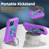 KCJ for iPhone 13 Mini case/iPhone 12 Mini case 5.4 Inch with Ring Holder, with 2 Pack Screen Protector + 1 Pack Camera Lens Protector,Heavy-Duty ...